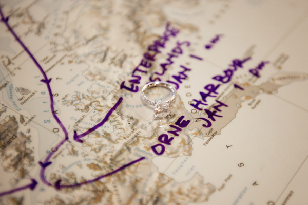 My sister's Antarctic wedding proposal. Photographs by Rebecca Yale Portraits.