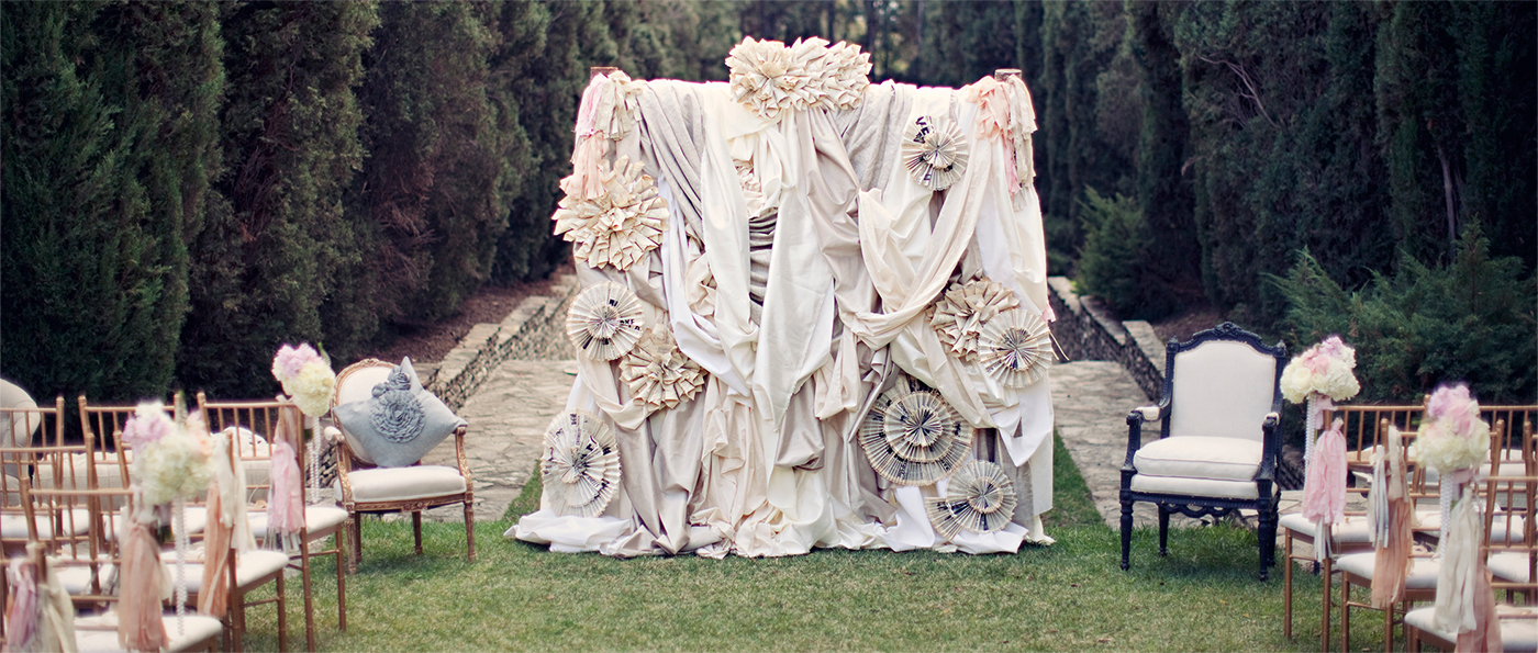 Amazing wedding ceremony backdrops - A good affair