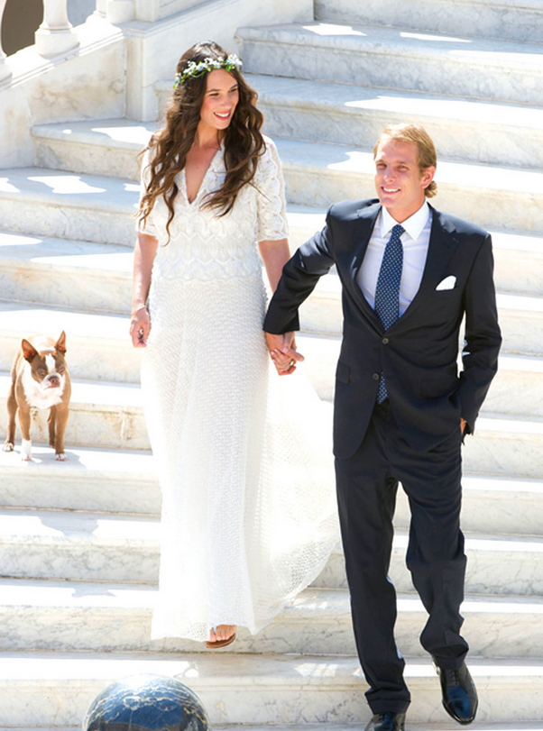 Andrea Casiragh on his wedding day
