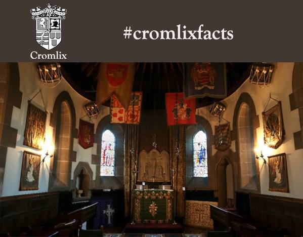 The chapel at Cromlix House Hotel where Andy and Kim will marry.