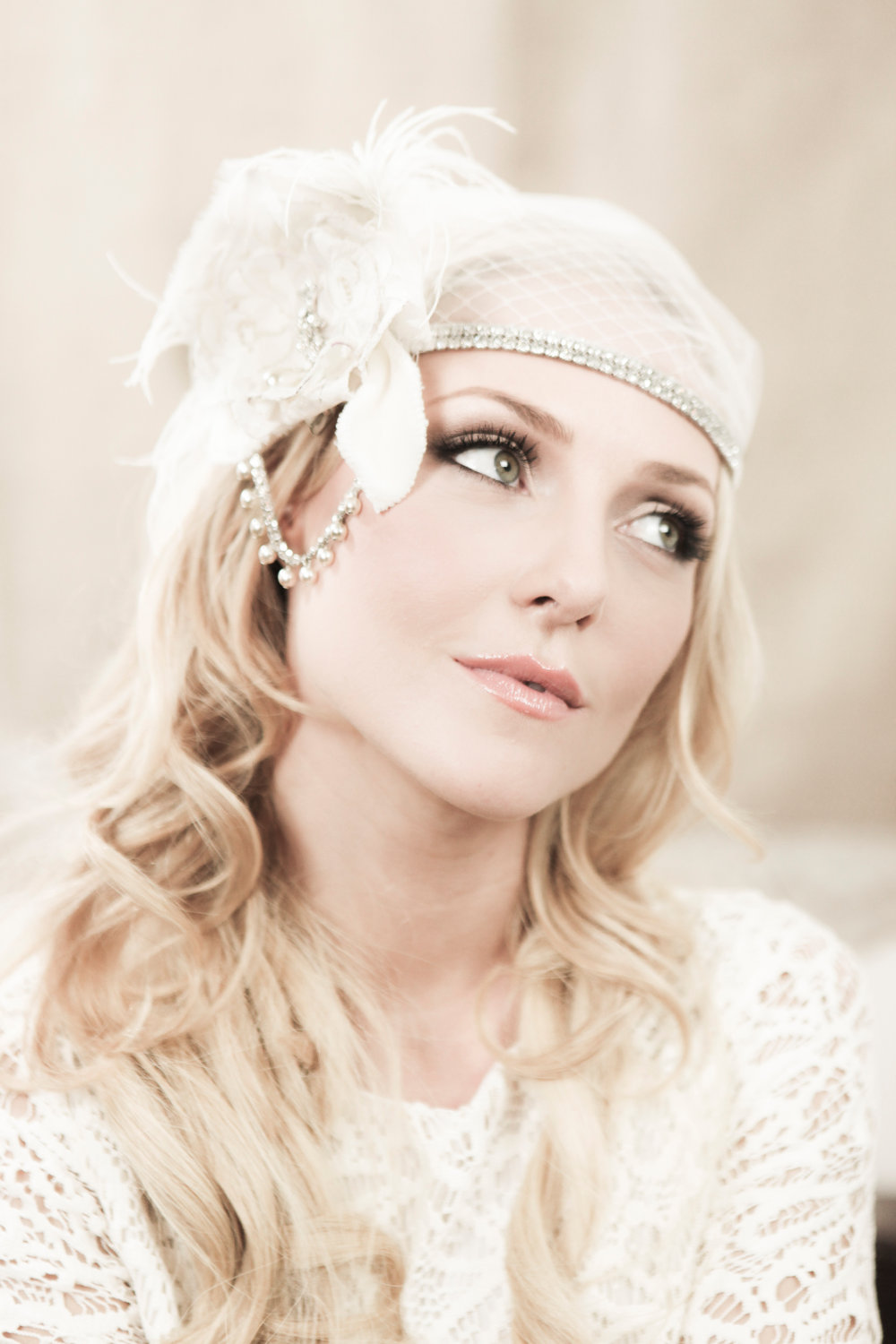Bridal headgear: The Juliet Cap. Image: Etsy