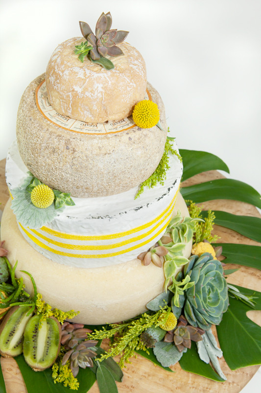Udderly (sorry) spectacular, with gorgeous succulents to top and tail a vibrant and varied selection of fromage. Image: The Cheese School.