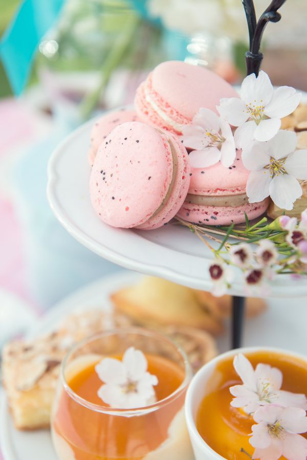 Cherry blossom pink and Tiffany blue wedding theme (15)