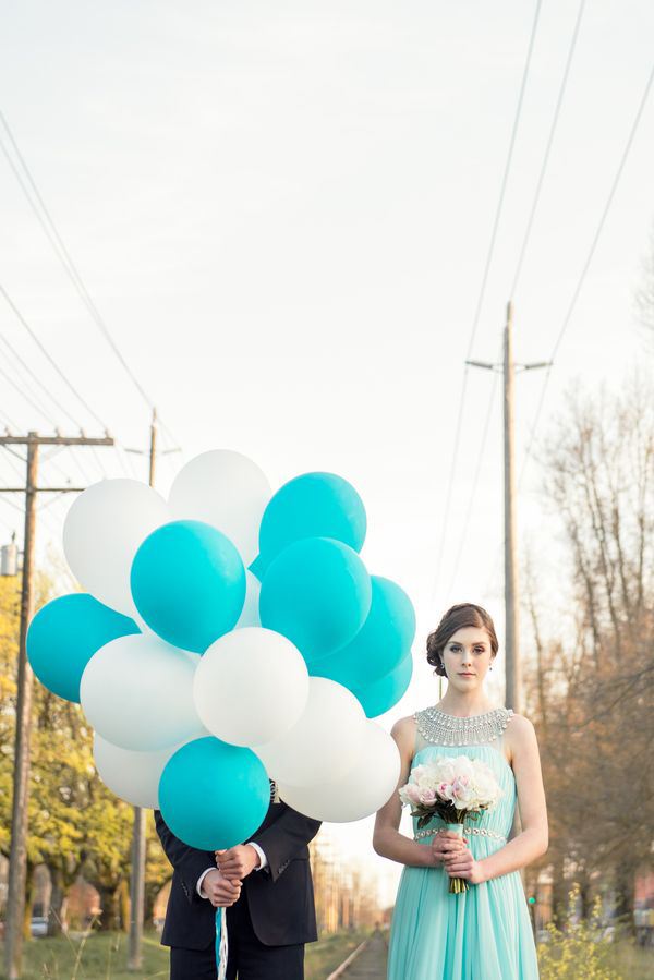 Cherry blossom pink and Tiffany blue wedding theme (8)