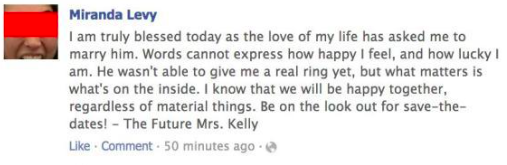 Couple announce engagement - and pregnancy by accident (1)