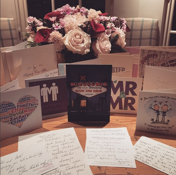 Elton John - Wedding cards