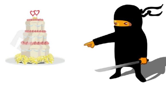 Cutting the Wedding Cake at the Reception Cutting the Wedding Cake at the Reception