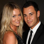 Jennifer Hawkins and Jake Wall