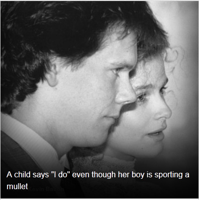 Kevin Bacon's wedding picture