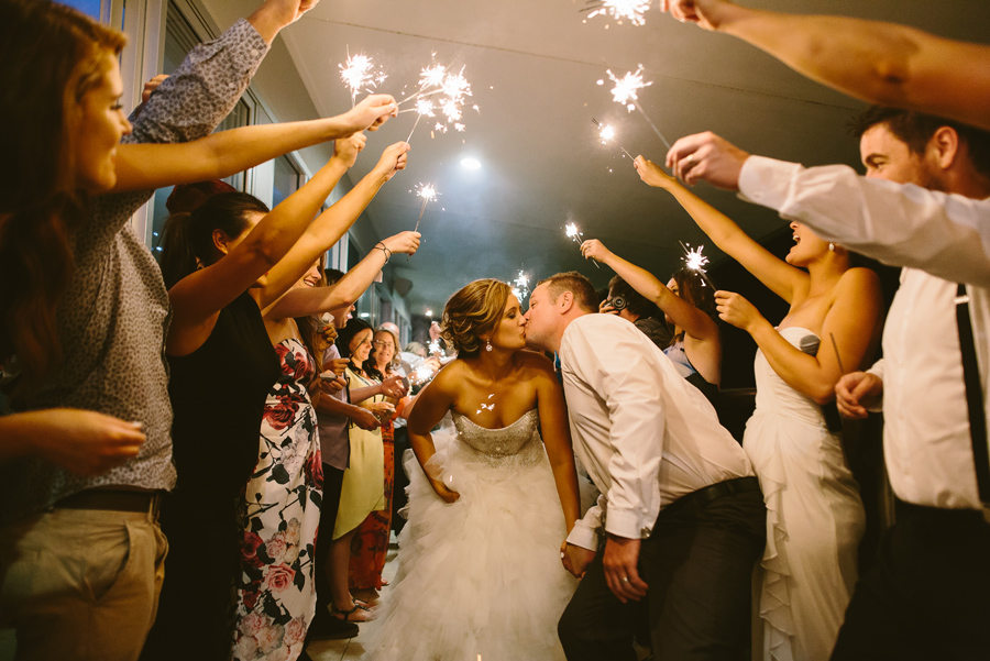 Kylie and Ben's New Year wedding. Image Cavanagh Photography