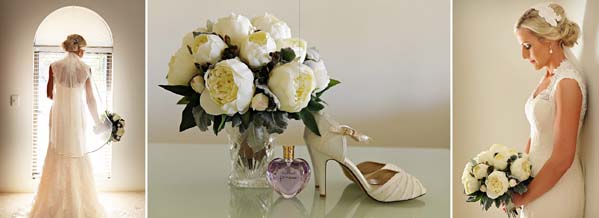 One of Mint Cream Album Designs' wedding album layouts. Image: Katey's Captures.