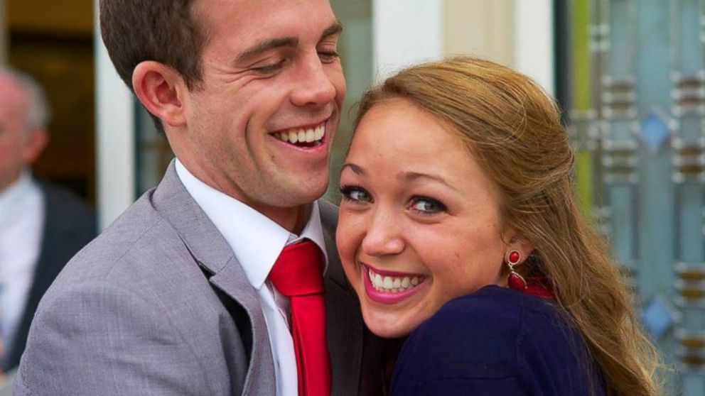 The VERY happy couple, Jimmy Gillespie and Liz Jensen. Image: Jimmy Gillespie via Facebook