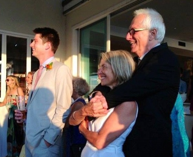Gay Cioffi and Mark Obenhaus on their wedding day - 35 years after they first met. Image: New York Times.