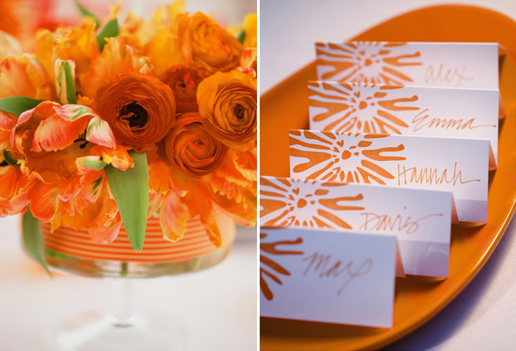 Orange makes for a gorgeous wedding colour theme Orange makes for a gorgeous wedding colour theme