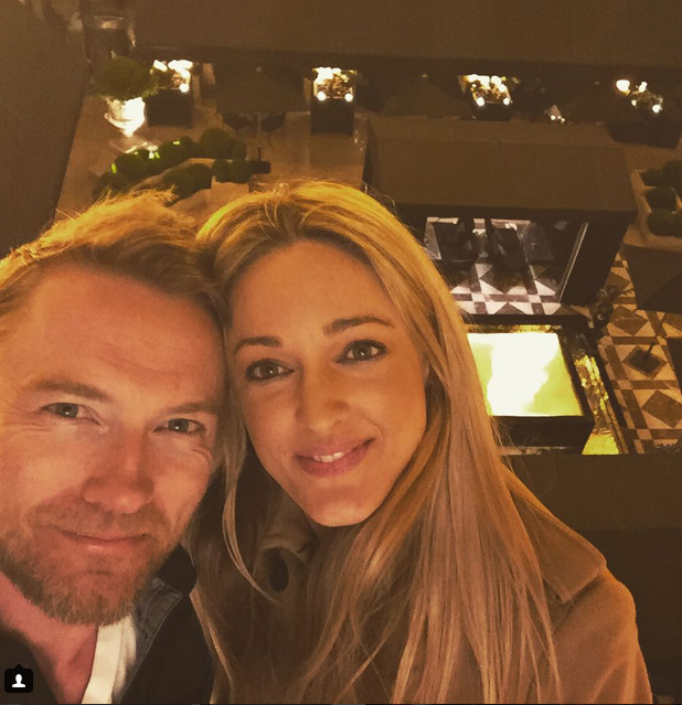Ronan posted this selfie with his fiancee Storm, along with the caption: Not long to go until I marry this incredible Lady. So exciting. Still can't believe she said Yes !!!! #luckyman