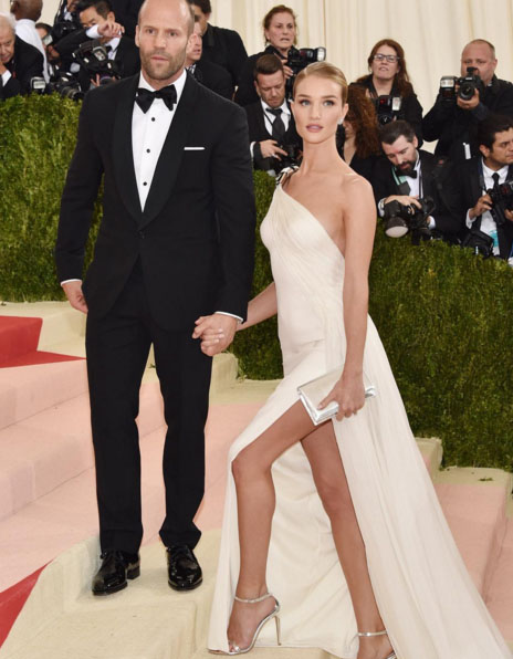 Rosie Huntington Whiteley in Ralph Lauren Met Gala 2016