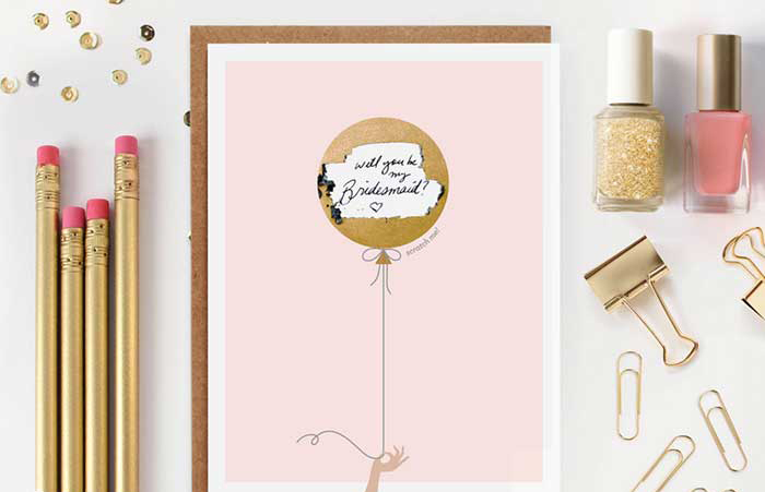 Scratch off will you be my bridesmaid