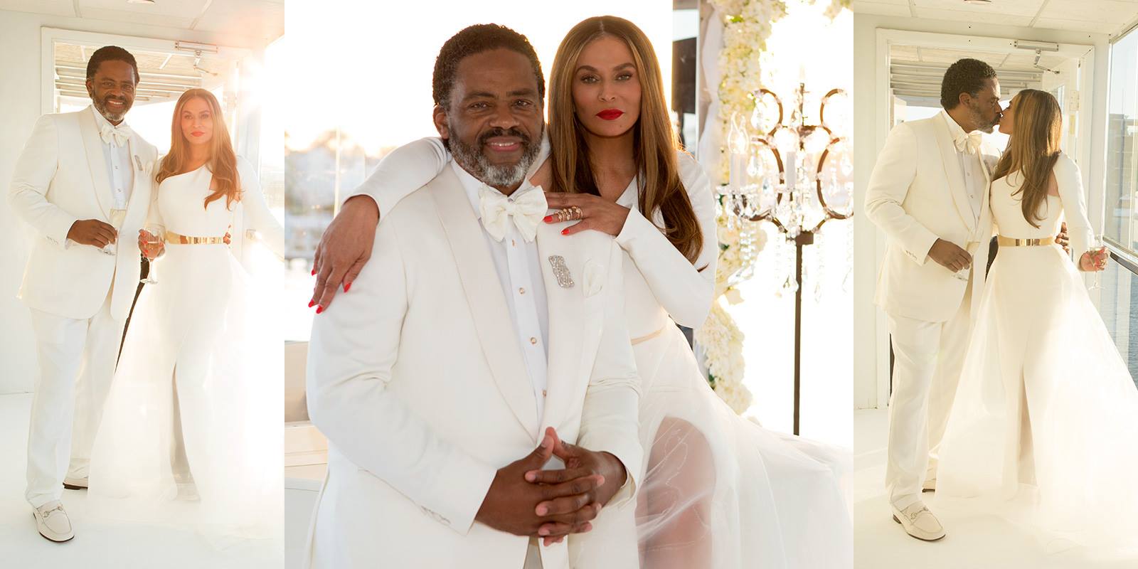 Tina Lawson wedding day