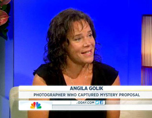 Angila Golik on NBC America's Today Show Angila Golik on NBC America's Today Show