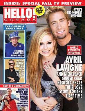 avril lavigne and chad kroeger got engaged