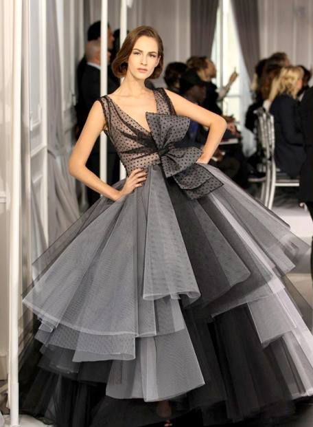 black bridesmaids dress