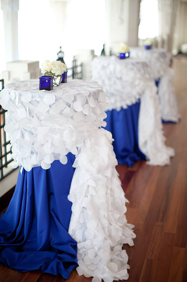 cocktail tables for wedding reception