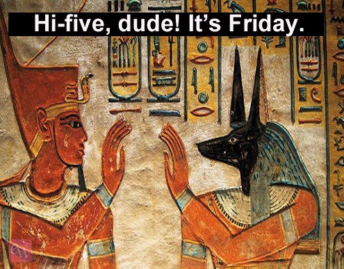 egyptian hi-five