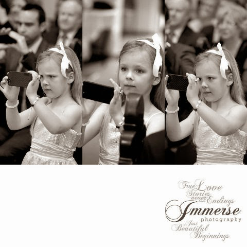 flower girls at wedding