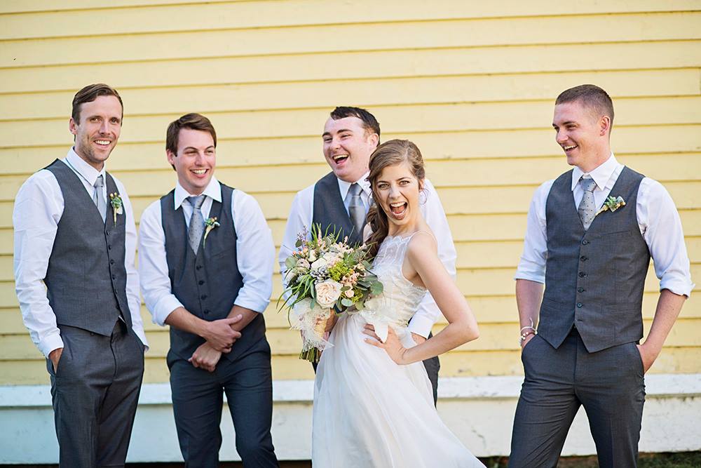 Fun and laid-back wedding