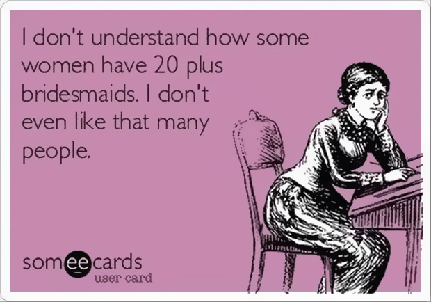 funny bridesmaids ecard