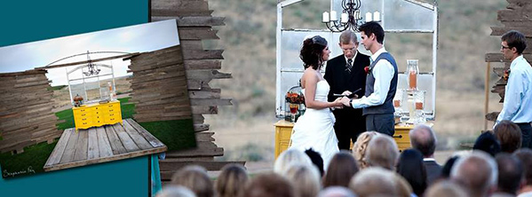 home made wedding chapel