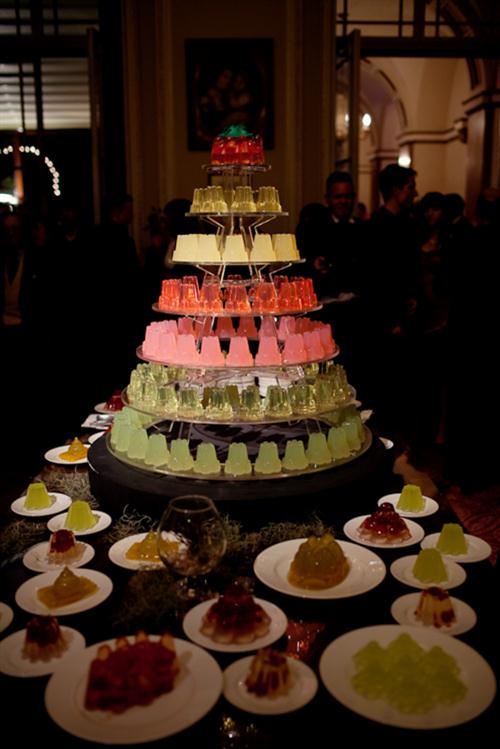 jelly wedding cake
