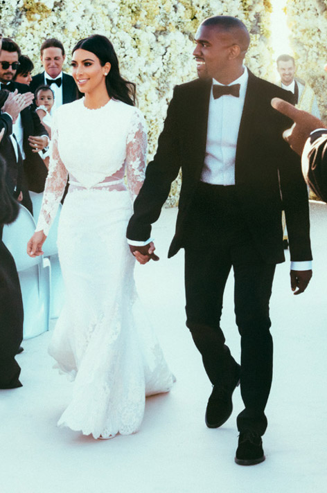 Kim Kardashian Givenchy wedding dress
