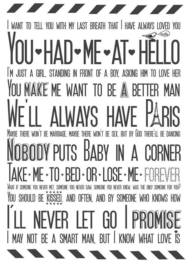 love lines from movies