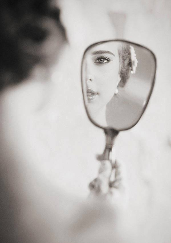 photograph in a mirror