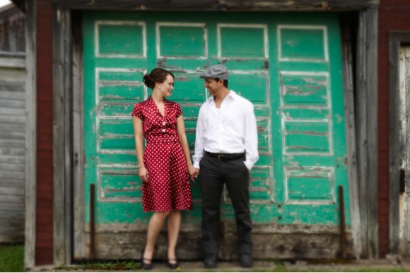 The Notebook inspired engagement photo shoot