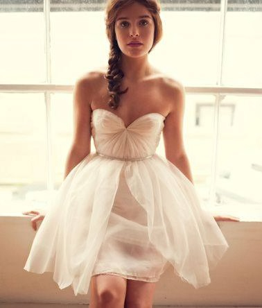 sarah seven short wedding dress