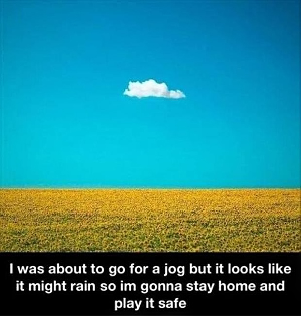 to go running or not