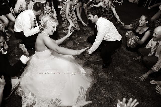 Wedding fun dancing