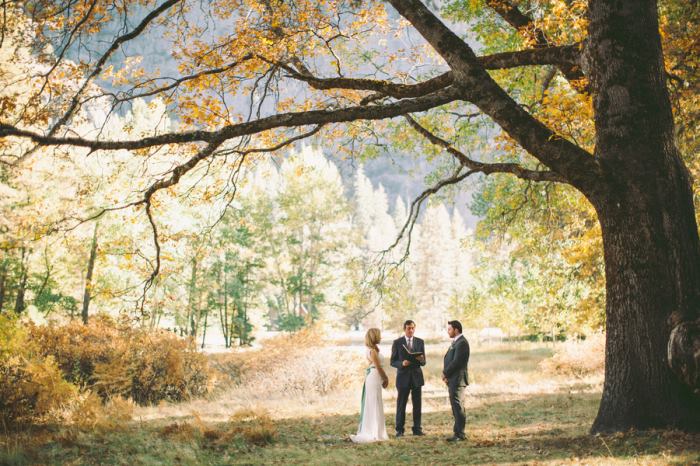 wedding in yosemite national park