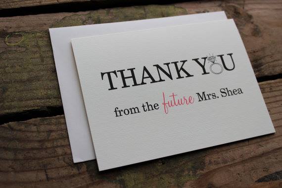 Wedding thank you notes