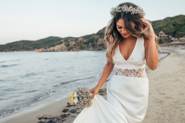 beach wedding dresses