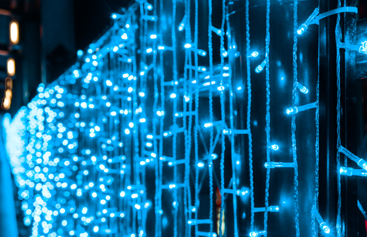 wedding reception lighting