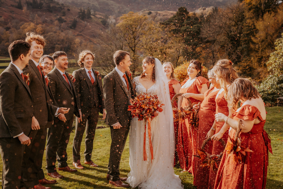 The Lancrigg wedding for Jenny and James. Photographed by Clare Geldered.